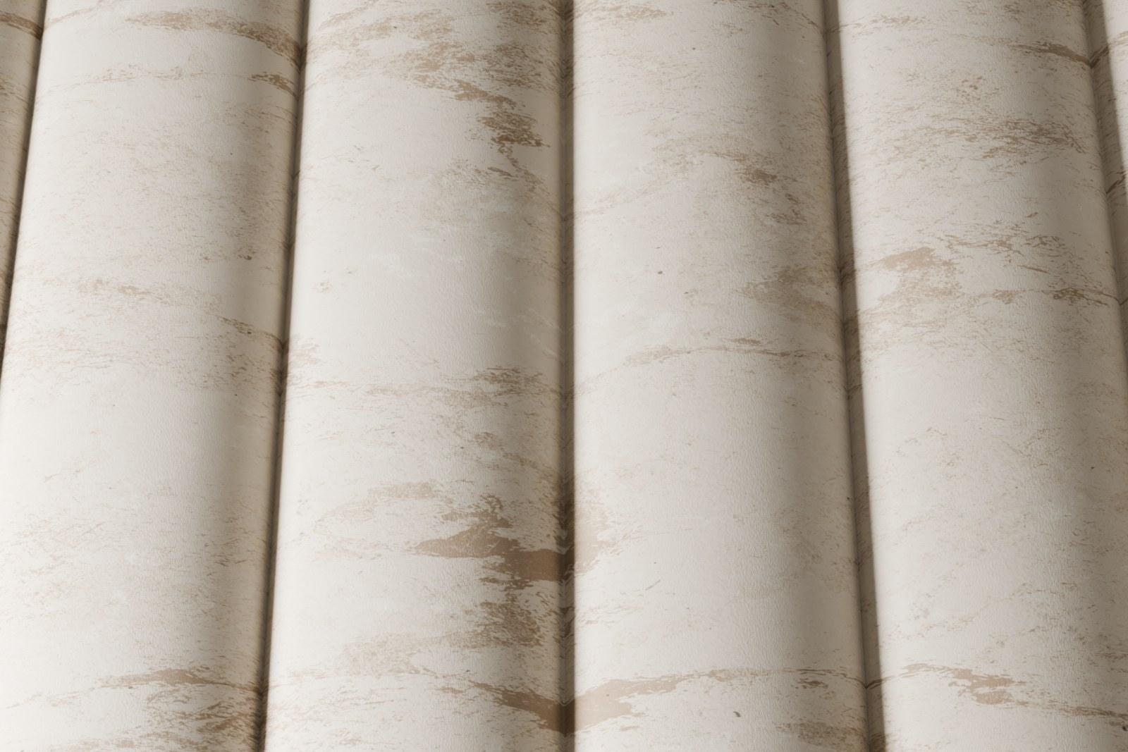 Bề mặt gân tròn khổ lớn (Oversized Reeded) — hiệu ứng bề mặt trên đá tự nhiên, Rochelle Stone