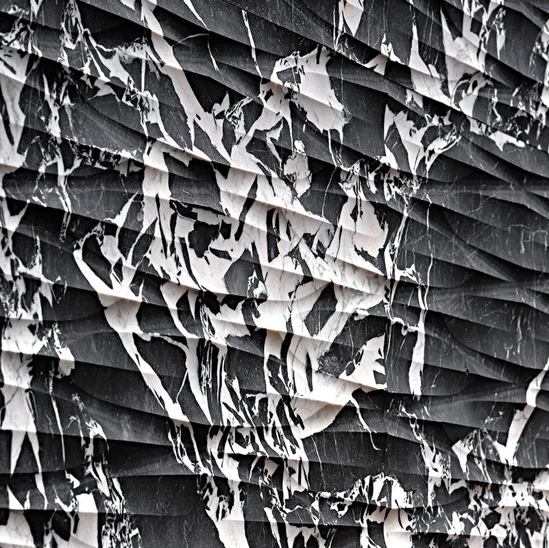 Vách đá 3D Prisma — bề mặt đá tự nhiên điêu khắc nổi khối, Lithos