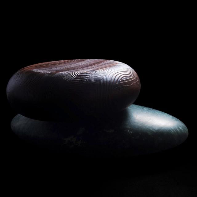 Đôn Pavé Stones — nội thất đá Rochelle Stone