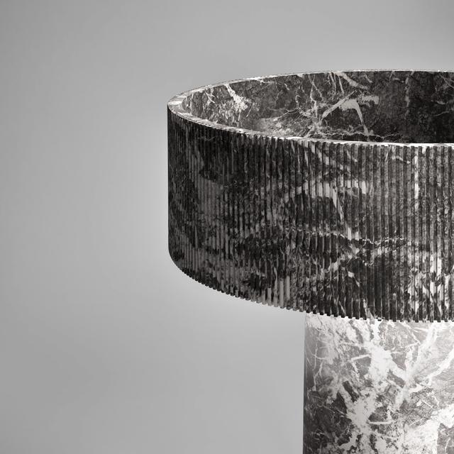 Lavabo Filorigo đặt sàn — lavabo đá tự nhiên Rochelle