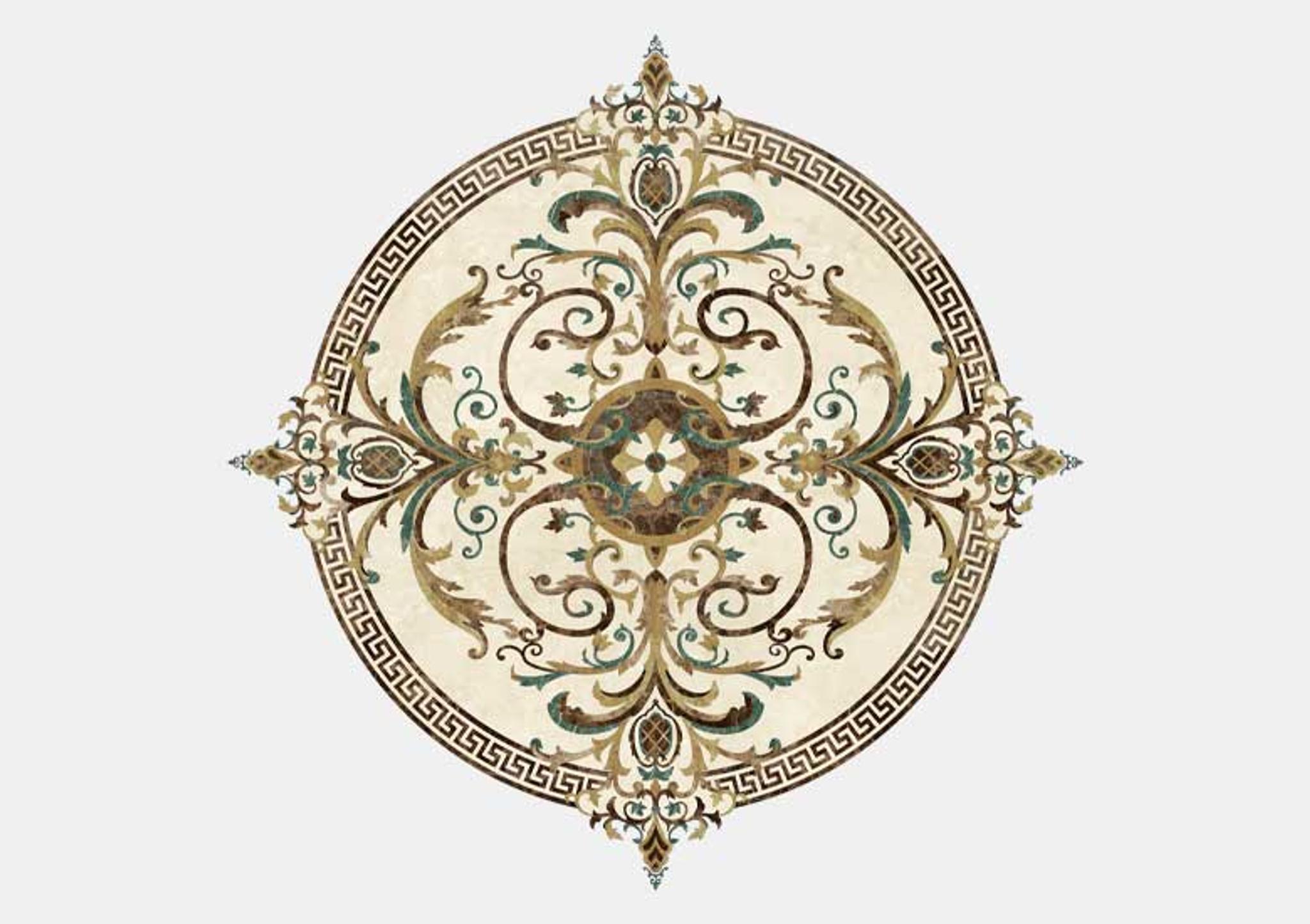 Hoa văn đá khảm marble European — Rochelle Couture