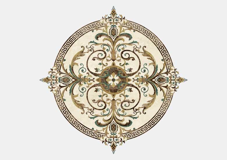Hoa văn đá khảm marble European — Rochelle Couture