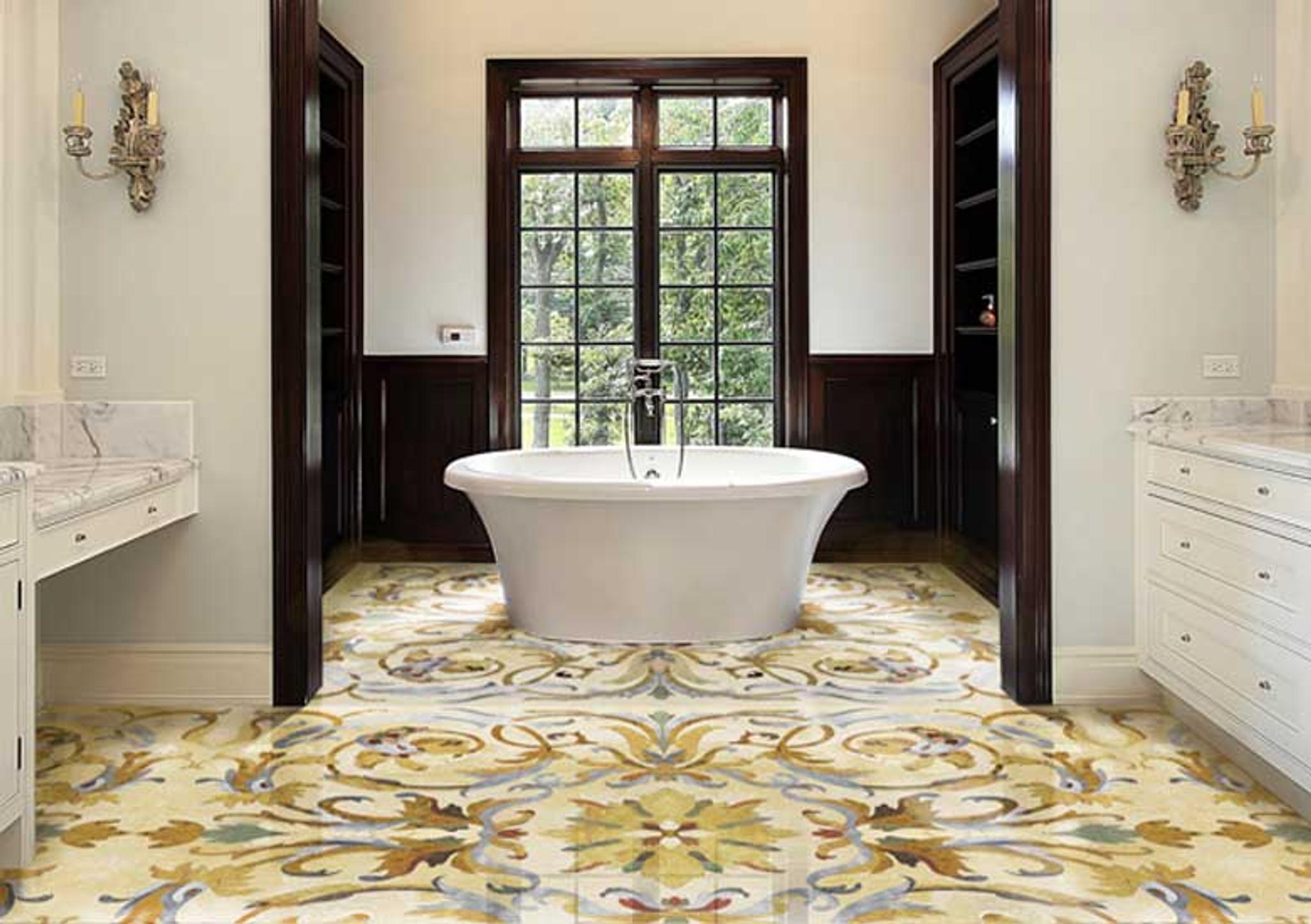 Hoa văn đá khảm marble Tivoli — Rochelle Couture