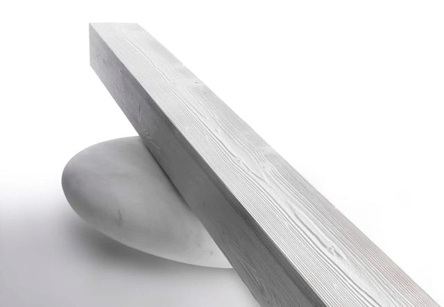 Ghế băng đá thuôn dài III — nội thất đá Rochelle Stone