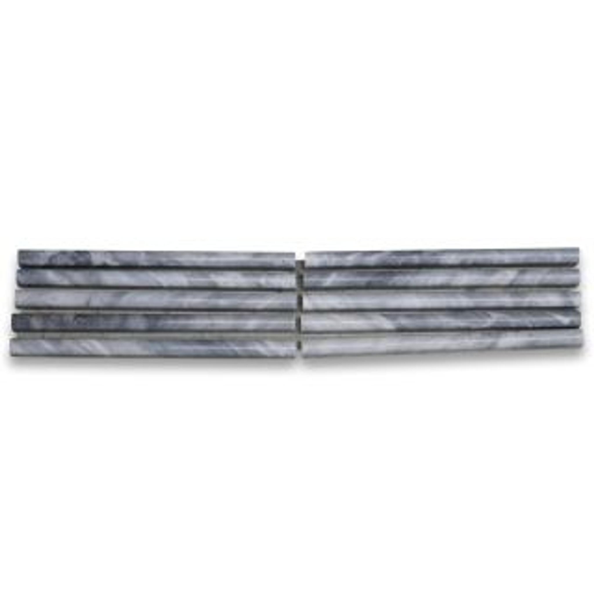 Phào chỉ đá Bardiglio Pencil Liner (chỉ mảnh) — bề mặt đánh bóng (polished), Rochelle Couture