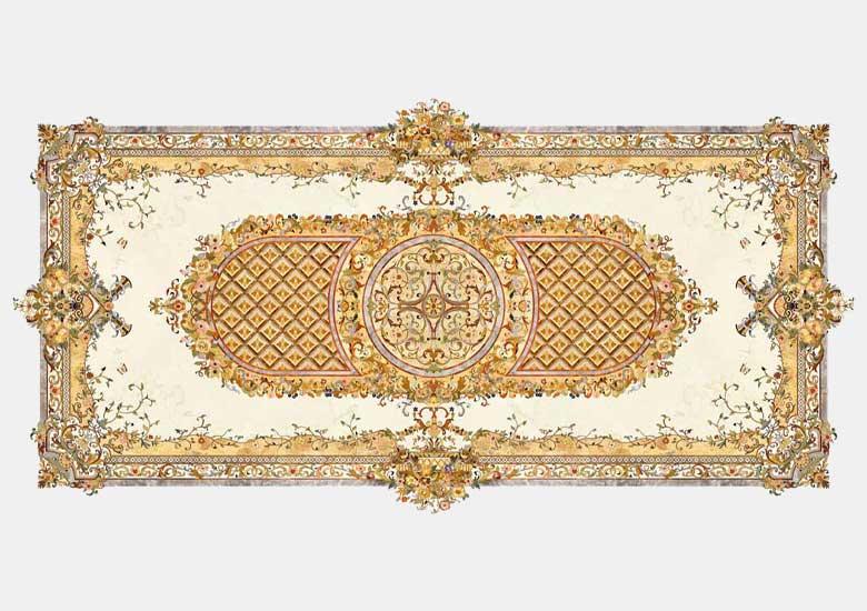 Hoa văn đá khảm marble Parisian — Rochelle Couture