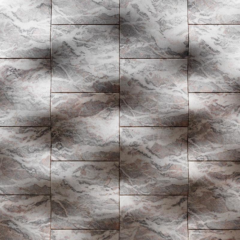Vách đá 3D Organza — bề mặt đá tự nhiên điêu khắc nổi khối, Lithos