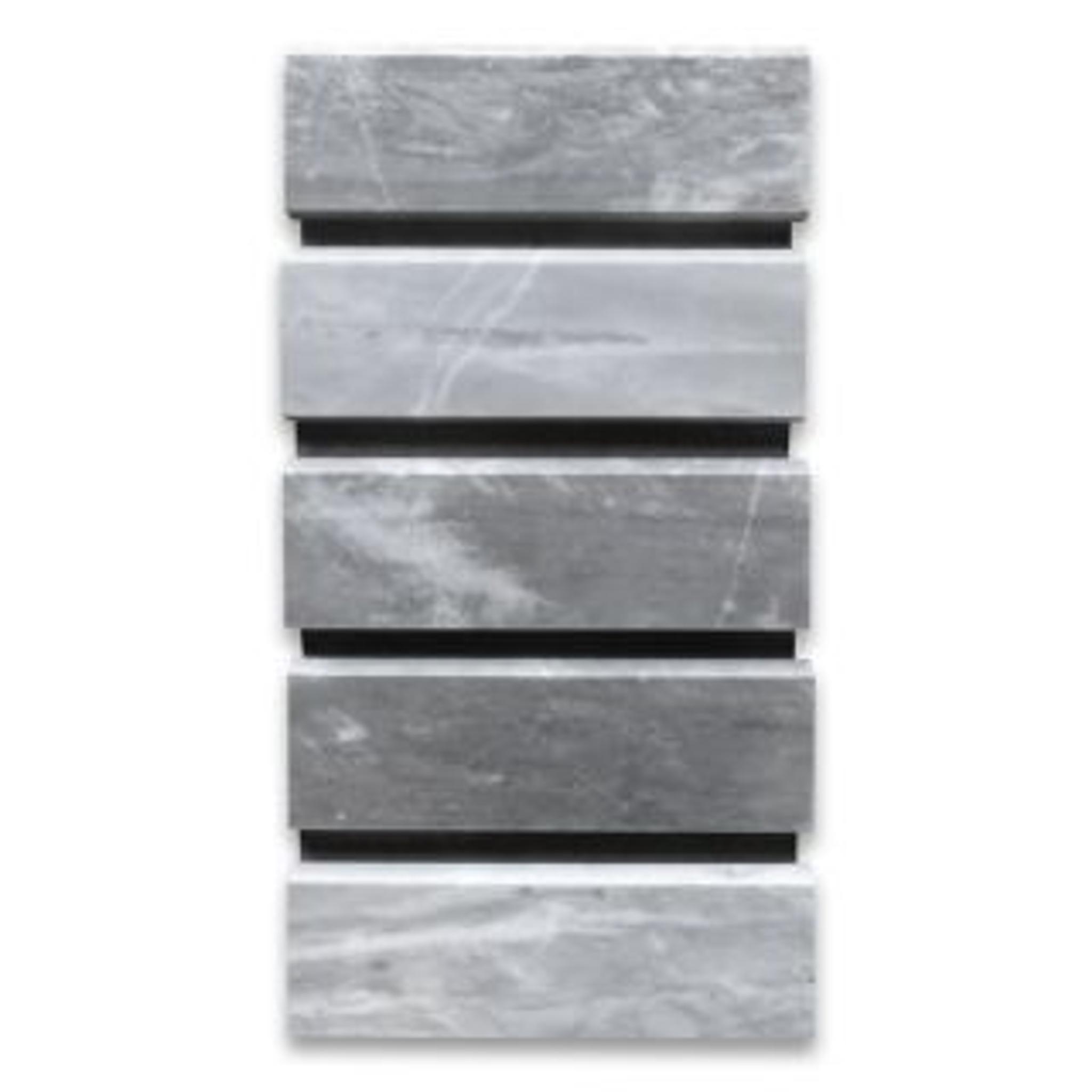 Phào chỉ đá Bardiglio Baseboard (phào chân tường) — bề mặt mài mờ (honed), Rochelle Couture