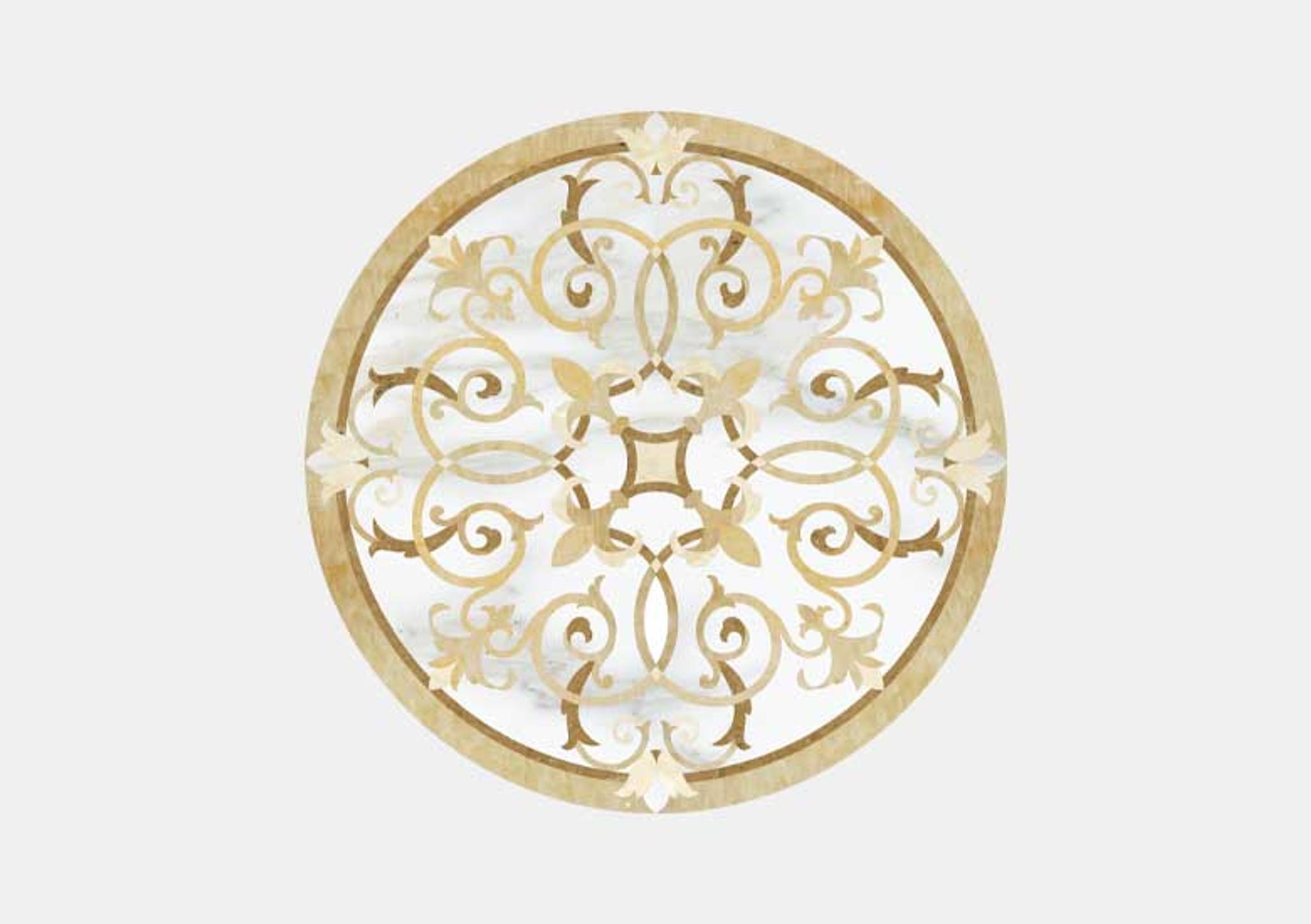 Hoa văn đá khảm marble Piazza — Rochelle Couture