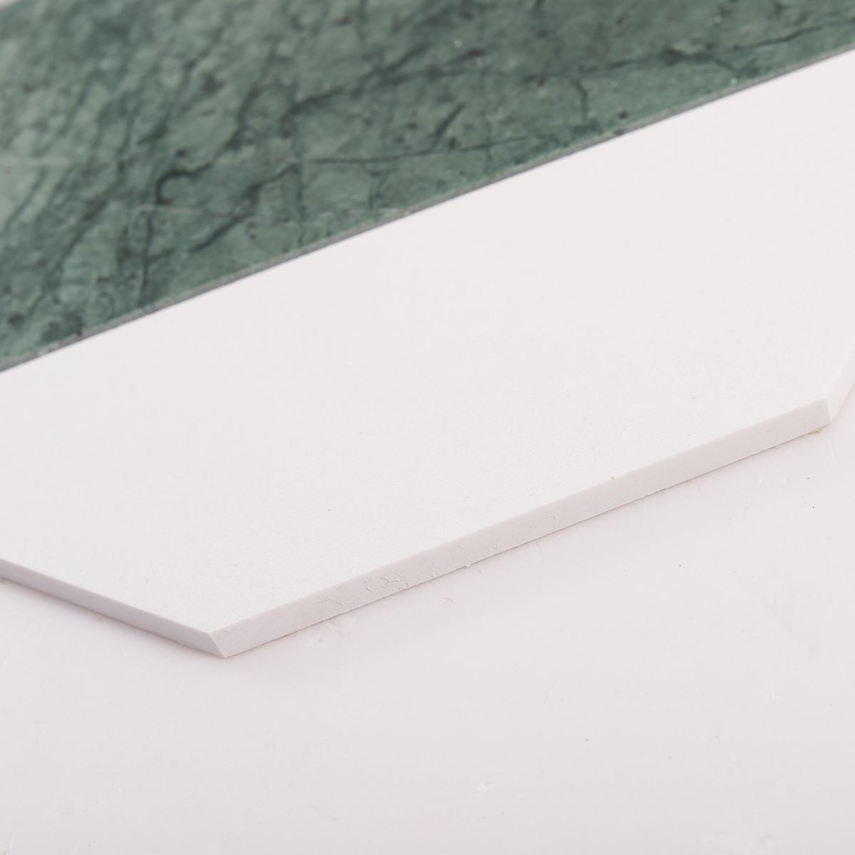Green and White Big Hexagon Marble — mosaic lục giác bằng đá marble xanh lục & trắng