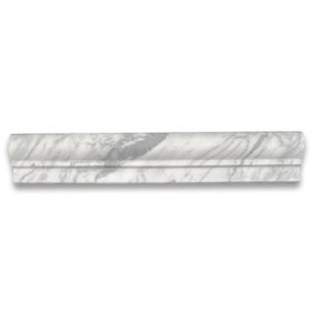 Phào chỉ đá Statuary Chair Rail (viền giữa tường) — bề mặt mài mờ (honed), Rochelle Stone