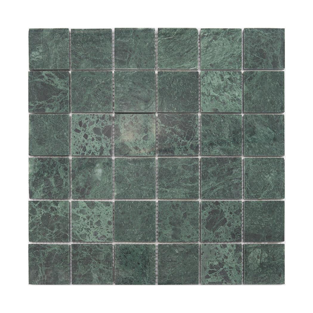 Large Square Marble Mosaic Tile Shower Kitchen Backsplash — mosaic vuông bằng đá marble tự nhiên