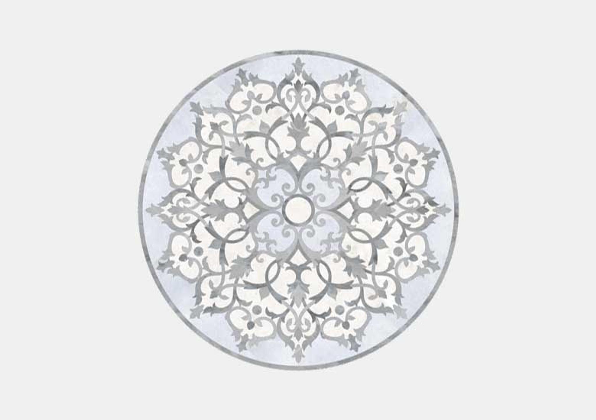 Hoa văn đá khảm marble Calais — Rochelle Couture