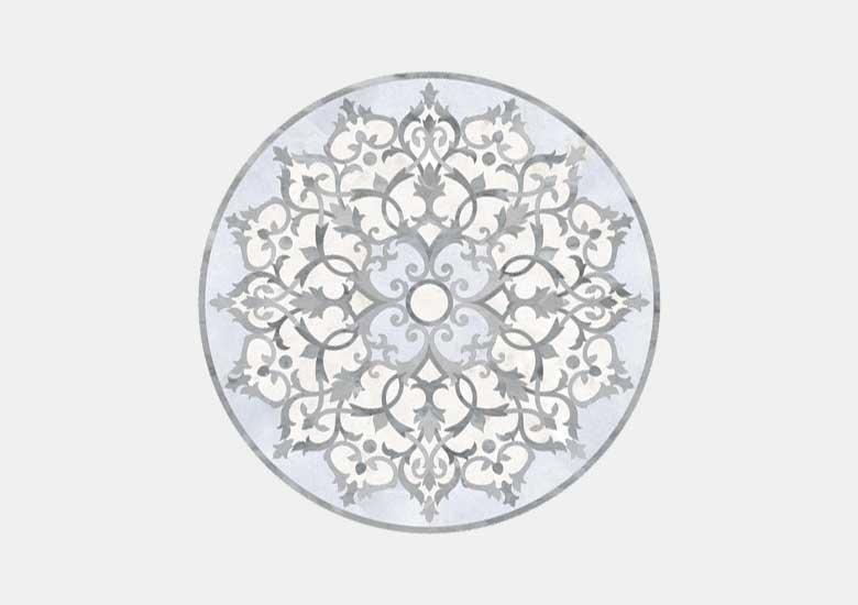 Hoa văn đá khảm marble Calais — Rochelle Couture