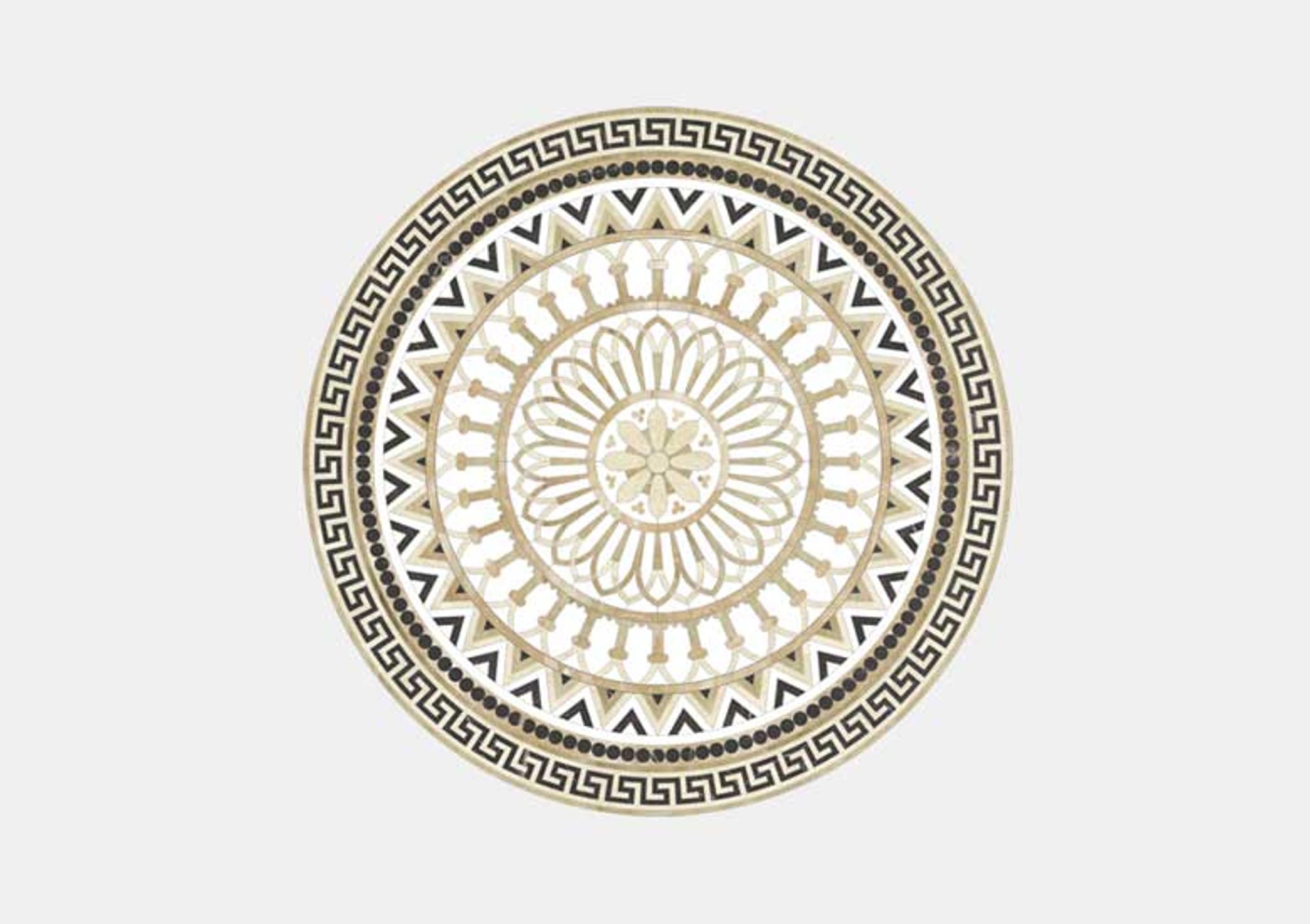 Hoa văn đá khảm marble Doric — Rochelle Couture