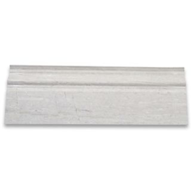 Phào chỉ đá Athens Silver Cream Crown (phào đỉnh) — bề mặt đánh bóng (polished), Rochelle Stone