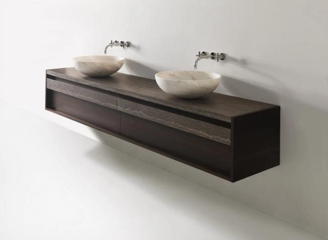Bàn rửa lavabo đá II — nội thất đá Rochelle Stone