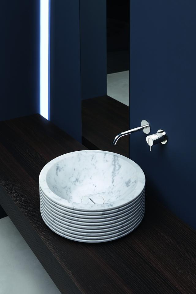 Lavabo Introverso45 — lavabo đá tự nhiên Rochelle