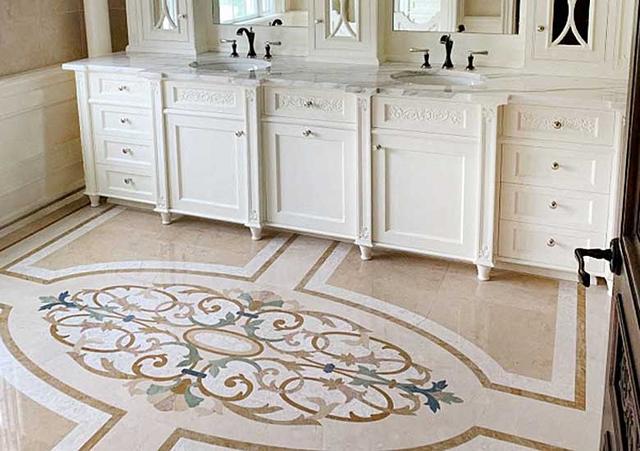 Hoa văn đá khảm marble Oceano — Rochelle Stone