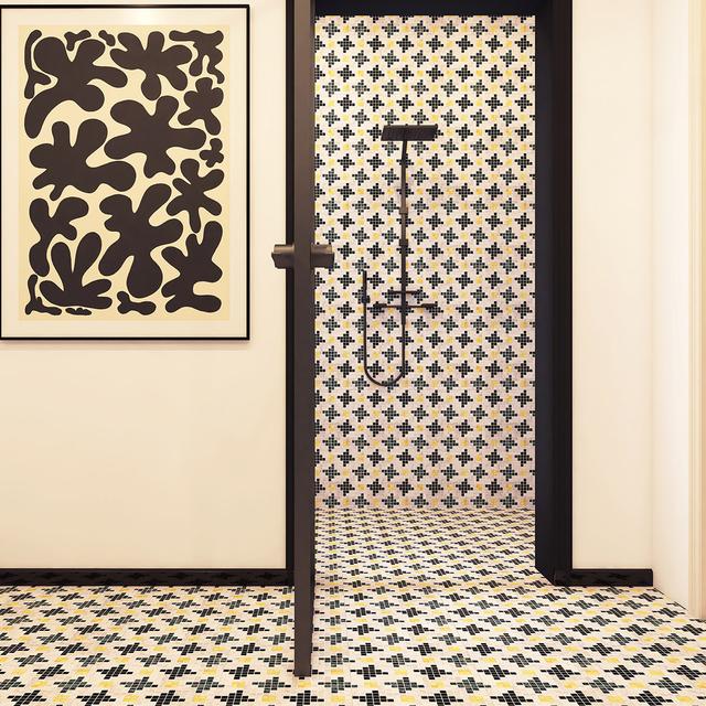 Green White Mix Gold Marble Metal Square Mosaic Tiles — mosaic vuông bằng đá marble trắng & xanh lục