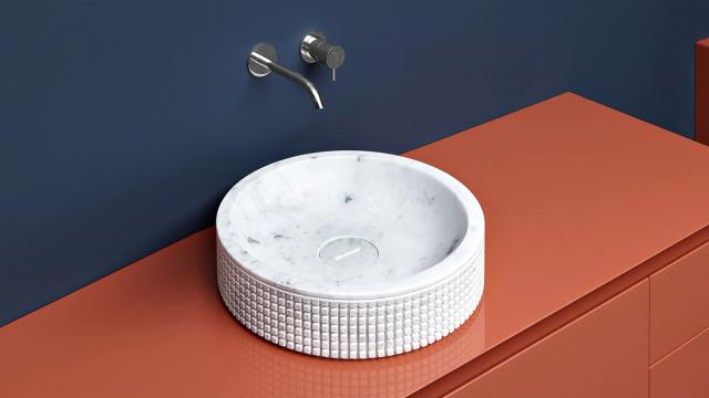 Lavabo Pixel45 — lavabo đá tự nhiên Rochelle