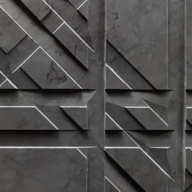 Vách đá 3D Tartan — bề mặt đá tự nhiên điêu khắc nổi khối, Lithos