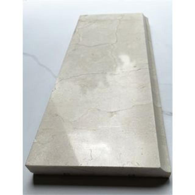 Phào chỉ đá Crema Marfil Baseboard (phào chân tường) — bề mặt đánh bóng (polished), Rochelle Stone