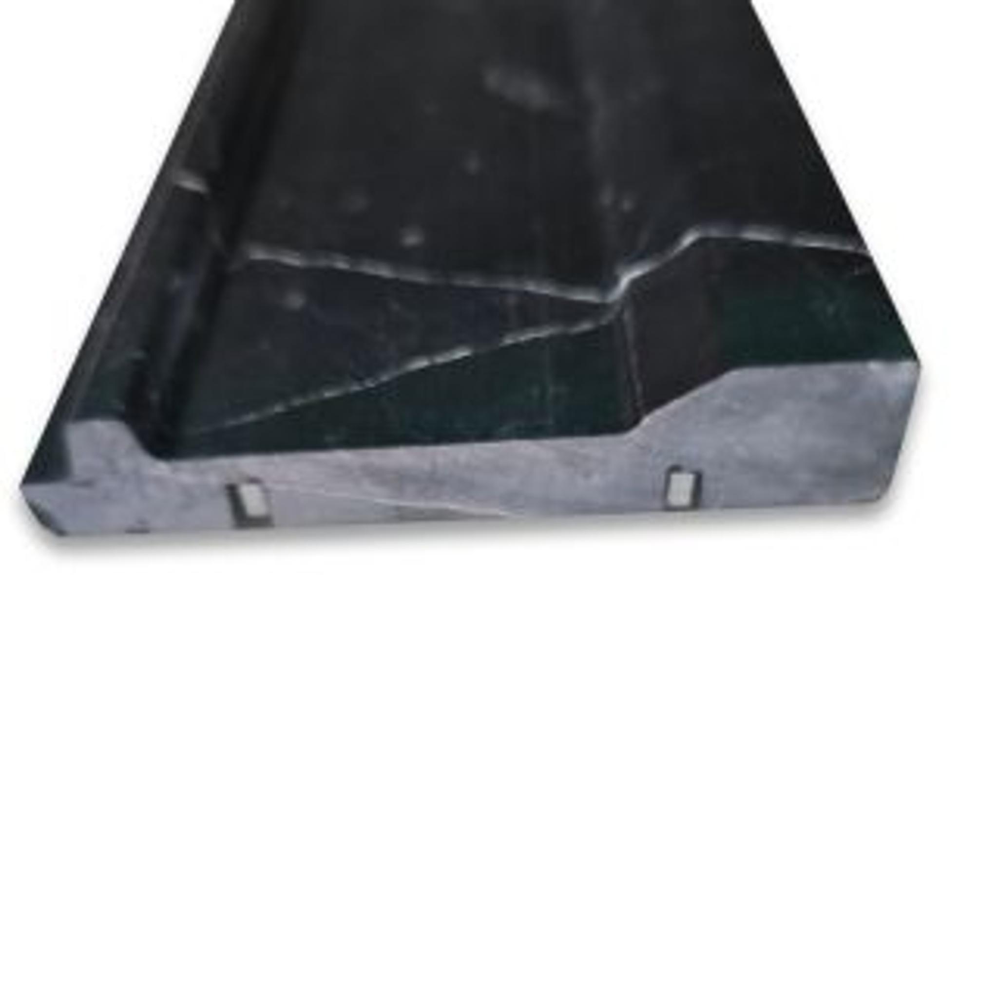 Phào chỉ đá Nero Marquina Plaza Trim — bề mặt đánh bóng (polished), Rochelle Couture