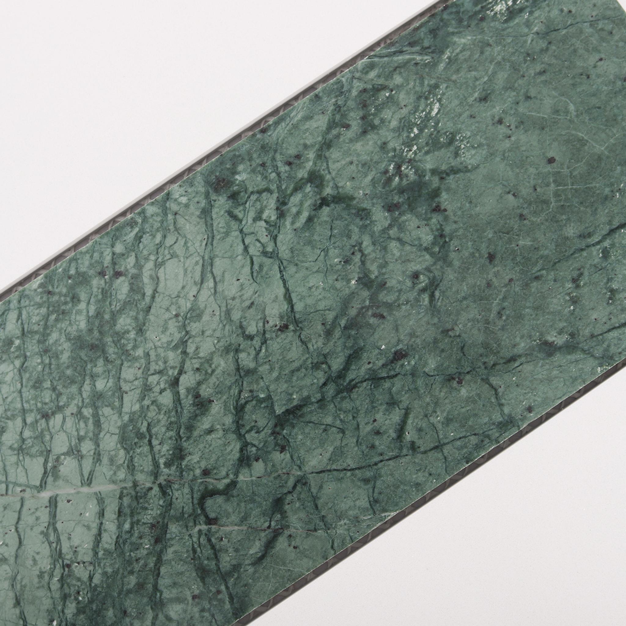 Green and White Big Hexagon Marble — mosaic lục giác bằng đá marble xanh lục & trắng