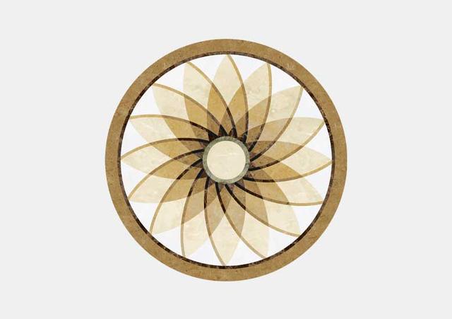 Hoa văn đá khảm marble Tonal — Rochelle Stone
