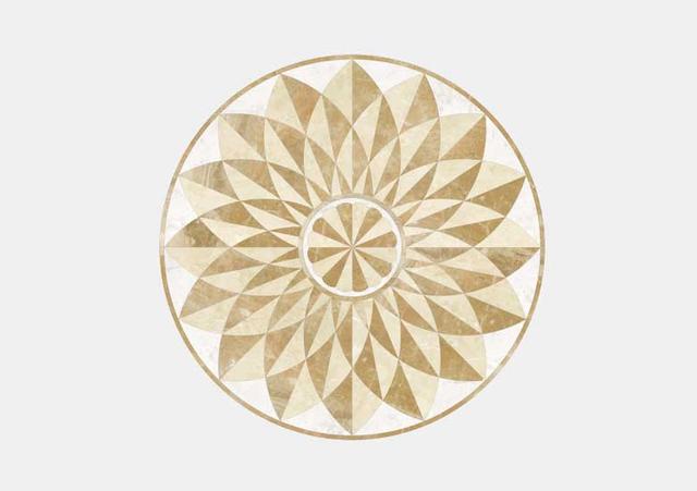 Hoa văn đá khảm marble Soleil — Rochelle Stone