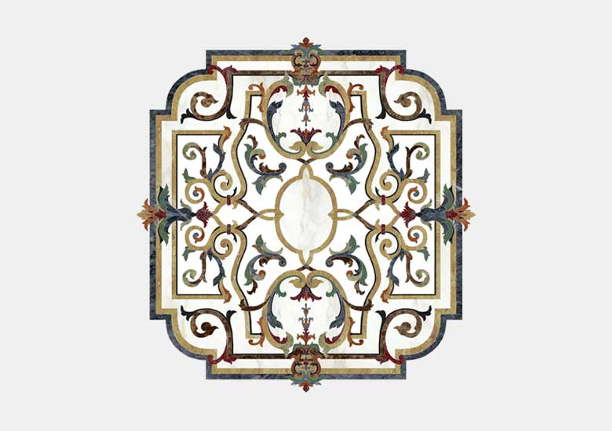 Hoa văn đá khảm marble Milan — Rochelle Couture