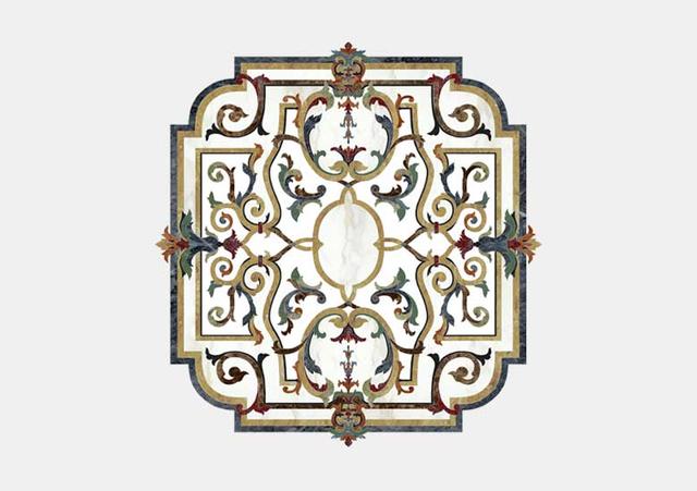 Hoa văn đá khảm marble Milan — Rochelle Stone