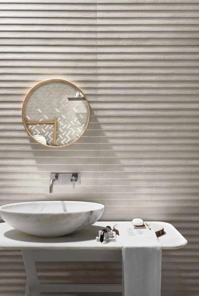 Lavabo đá dạng khối II — nội thất đá Rochelle Stone