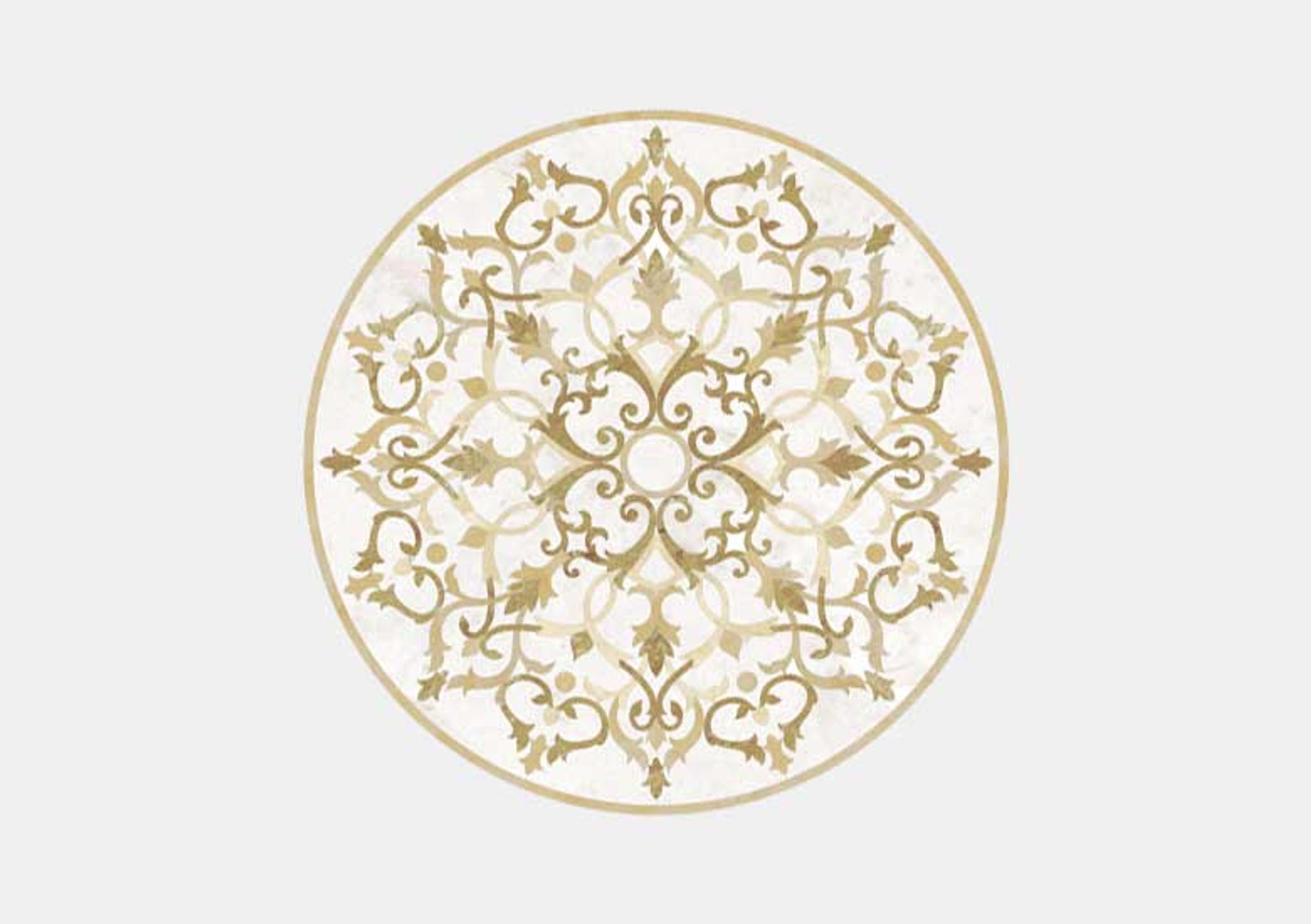 Hoa văn đá khảm marble Calais — Rochelle Couture