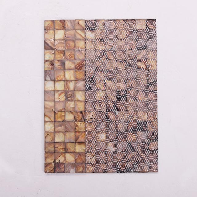 Brown Square Mother of Pearl Mosaic Tile — mosaic vuông bằng xà cừ nâu
