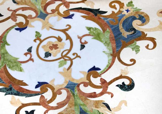 Hoa văn đá khảm marble Chateau — Rochelle Stone