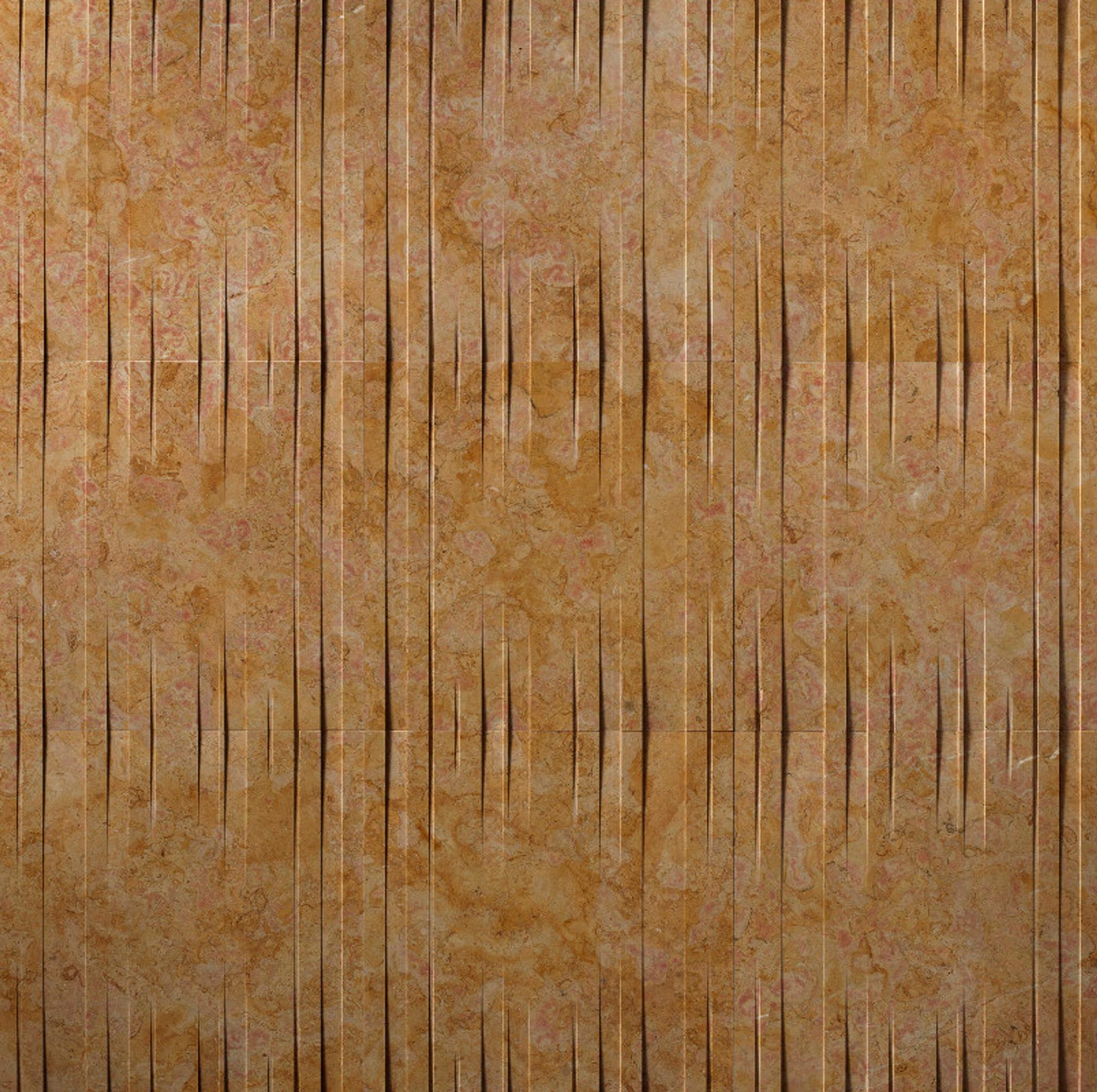 Vách đá 3D Barcode Uno — bề mặt đá tự nhiên điêu khắc nổi khối, Lithos