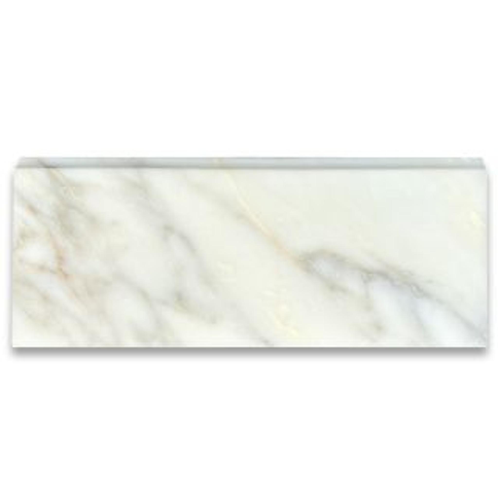 Phào chỉ đá Calacatta Gold Baseboard (phào chân tường) — bề mặt mài mờ (honed), Rochelle Couture