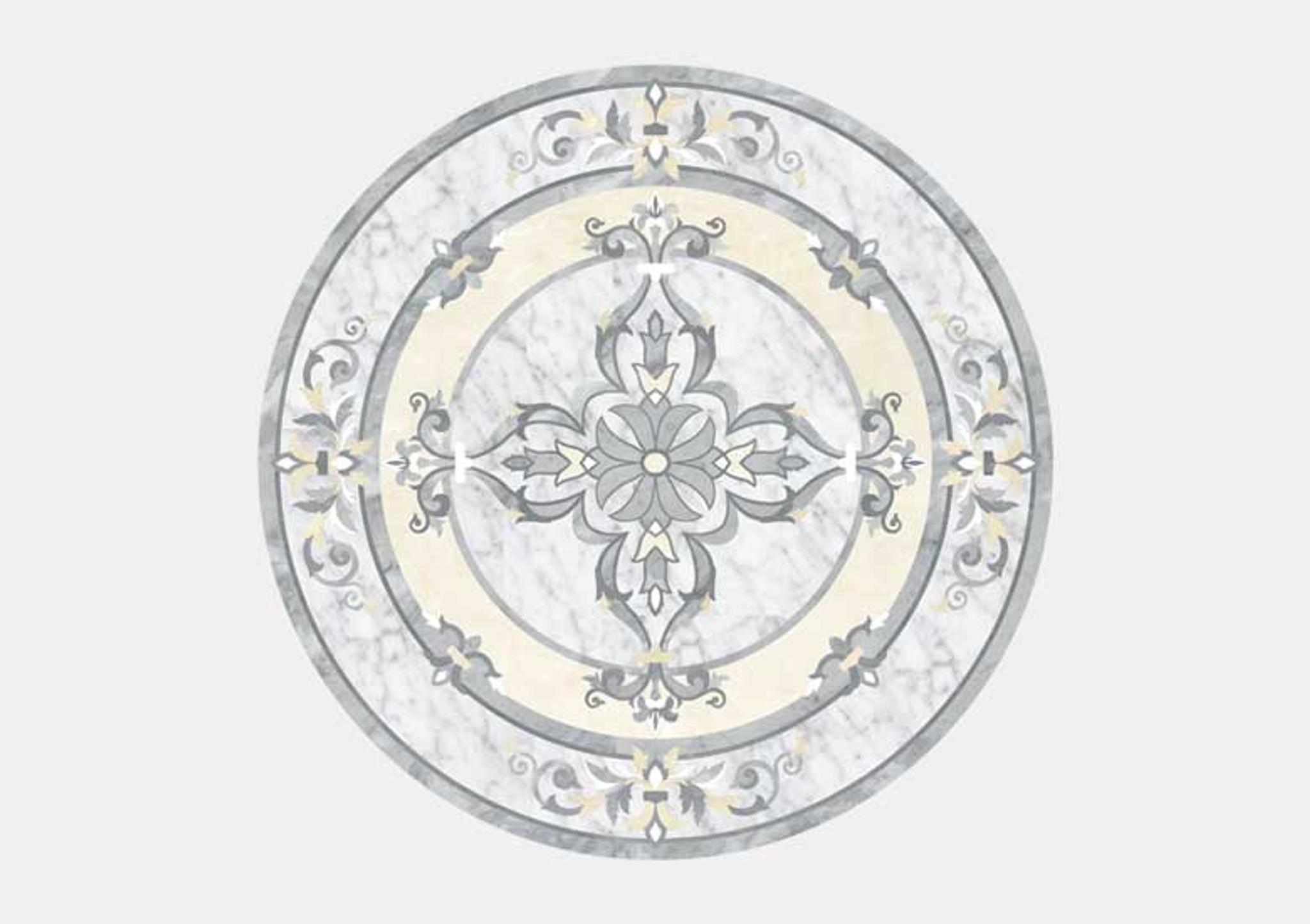 Hoa văn đá khảm marble Edwardian — Rochelle Couture