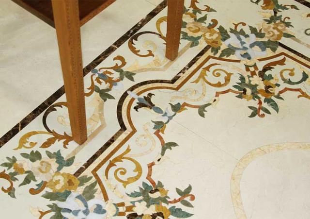 Hoa văn đá khảm marble French Provincial — Rochelle Stone
