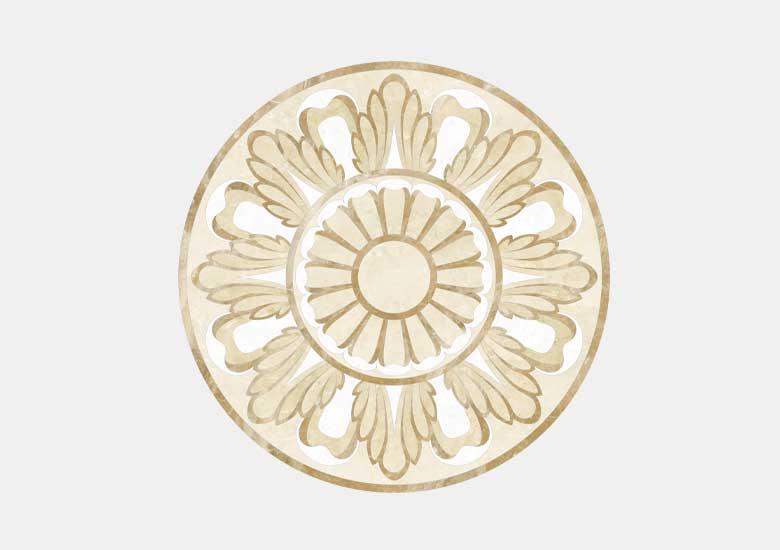 Hoa văn đá khảm marble Savoy — Rochelle Couture