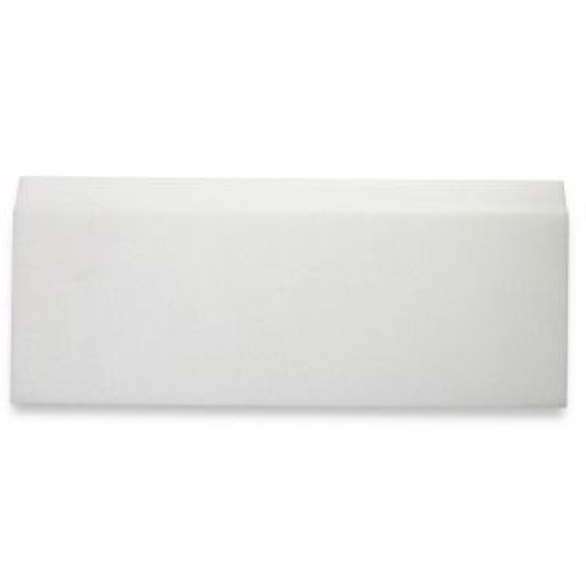 Phào chỉ đá Thassos Baseboard (phào chân tường) — bề mặt mài mờ (honed), Rochelle Couture