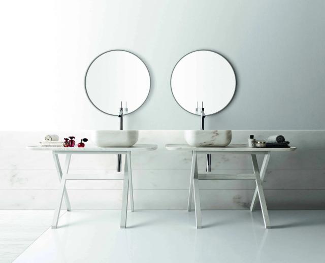 Bàn rửa lavabo Stick — nội thất đá Rochelle Stone