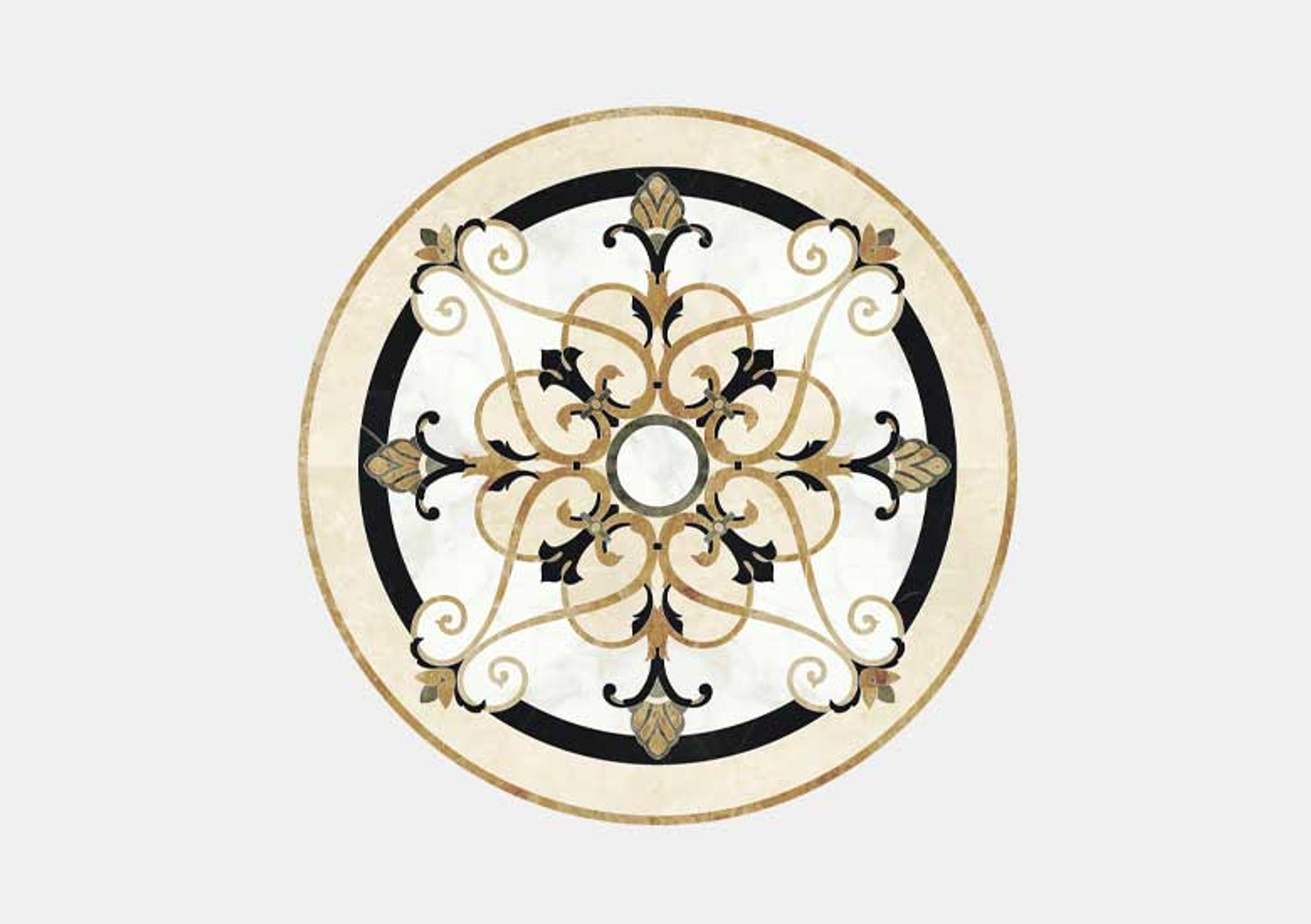 Hoa văn đá khảm marble Italian — Rochelle Couture