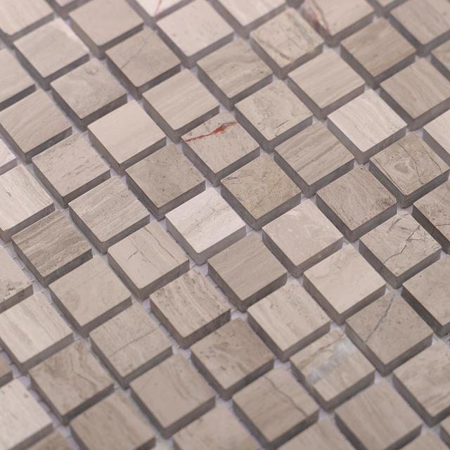 Grigio Imperiale Marble Square Mosaic Tiles 15X15 — mosaic vuông bằng đá marble tự nhiên