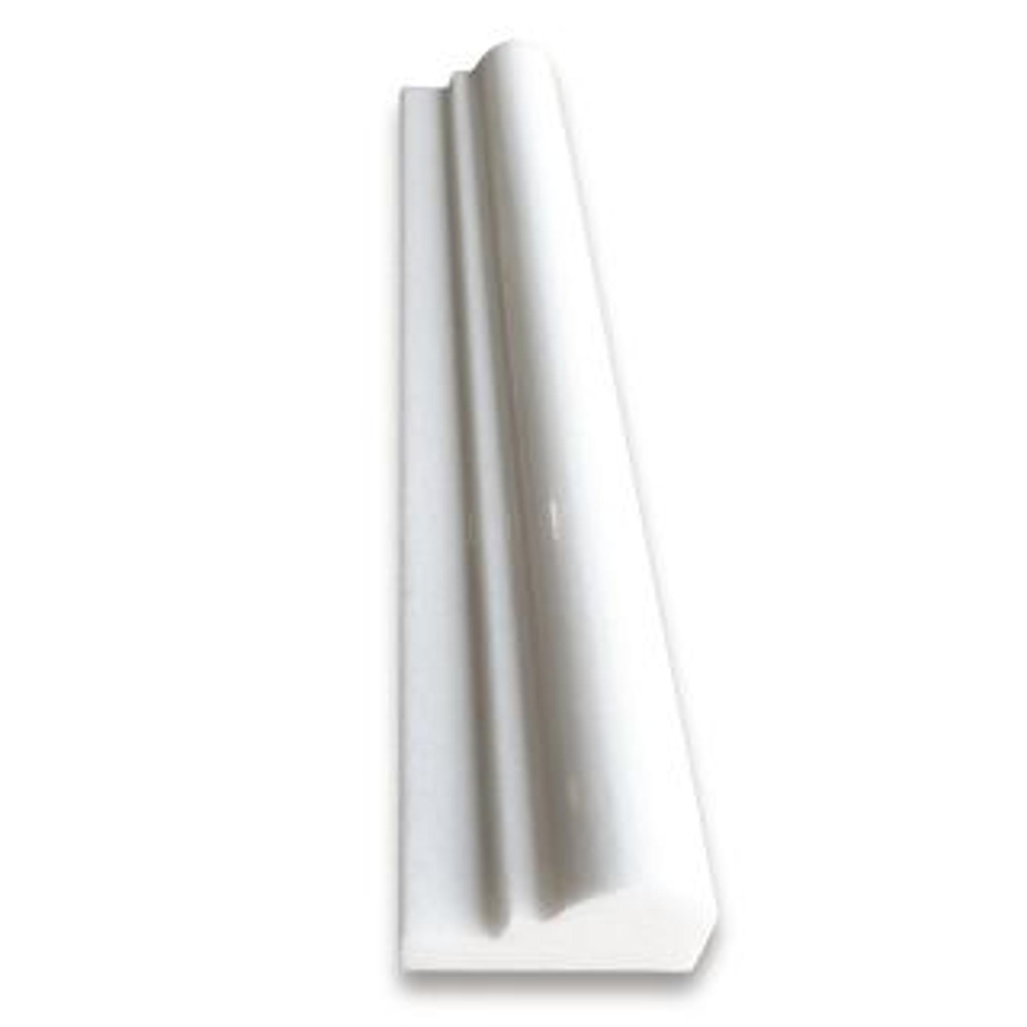 Phào chỉ đá Thassos Chair Rail (viền giữa tường) — bề mặt đánh bóng (polished), Rochelle Couture