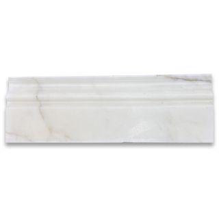 Phào chỉ đá Calacatta Gold Crown (phào đỉnh) — bề mặt mài mờ (honed), Rochelle Couture
