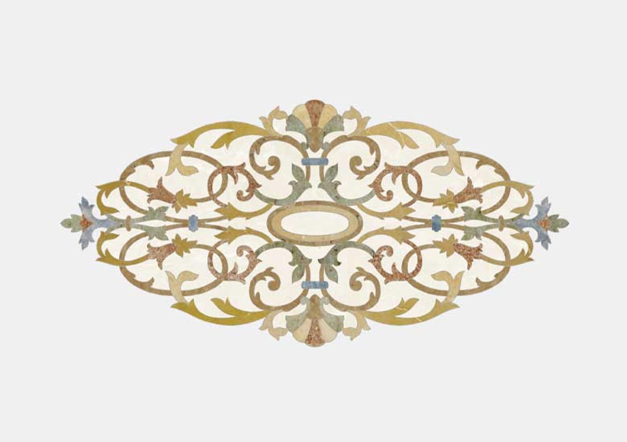 Hoa văn đá khảm marble Oceano — Rochelle Couture