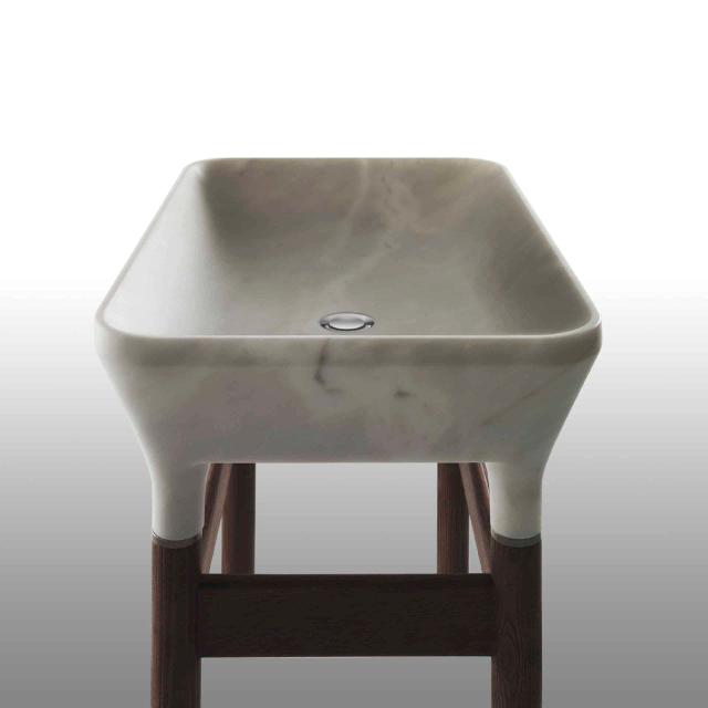 Lavabo đá nguyên khối IV — nội thất đá Rochelle Stone